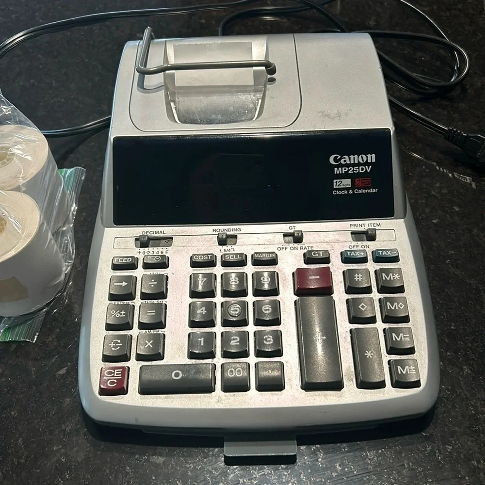 Canon MP25DV Receipt Printing Calculator: Tested and Working